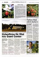 Hybenfirma får filial hos Grønt Center