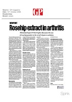 Rosehip extract in arthritis