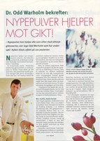 Nypepulver hjelper mot gikt!