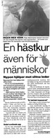 En hästkur även för människor